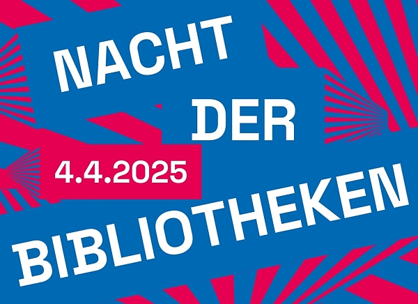 Logo der Nacht der Bibliotheken am 4. April 2025